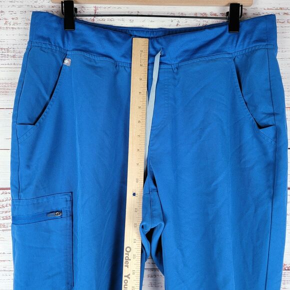 Figs Zamora Womens Size Large Joggers Technical Scrub Pants Blue W18SW2005 - Picture 5 of 10